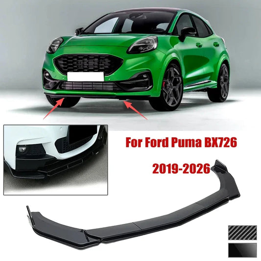 For Ford Puma BX726 2019-2026 Spoiler 5PCS Front Bumper Shovel