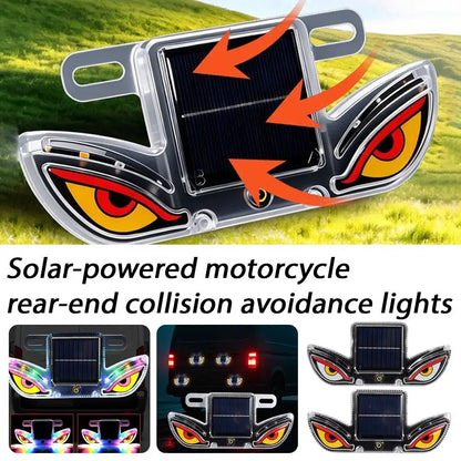 Solar Powered Motorcycle Eagle Eye Warning anti-collision Strobe
