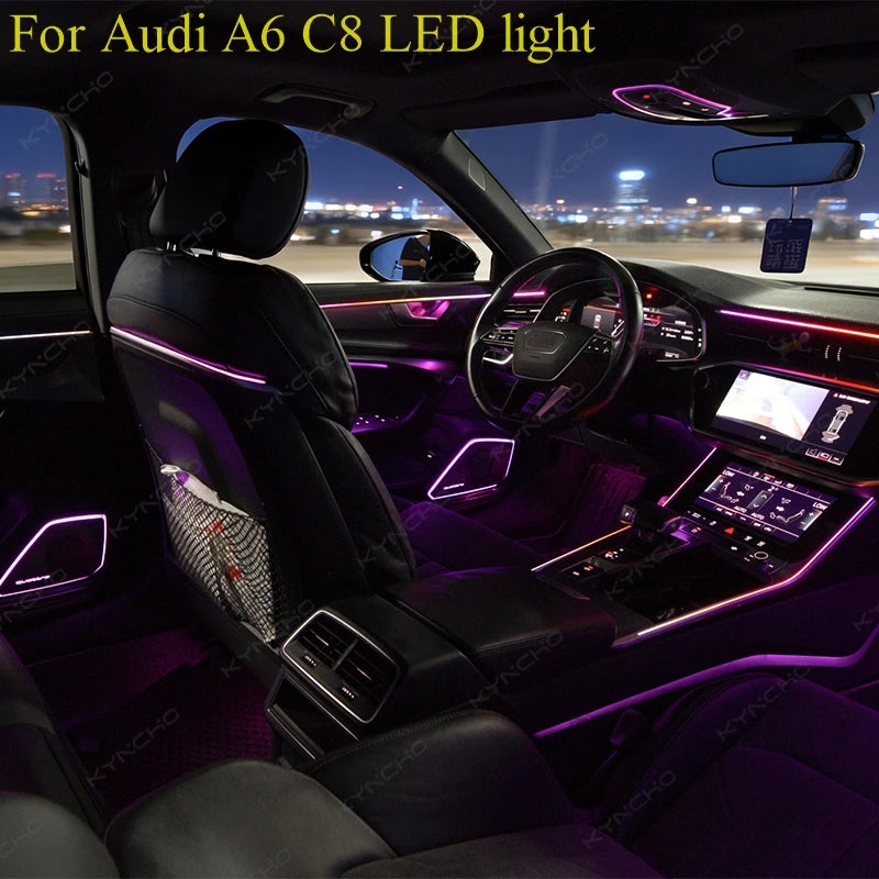 For Audi A6 C8 2018 2026 Kyncho Intelligent Ambient 12V Colors