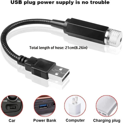 MINI Roof Star Sky USB Plug Play Projection Ambience