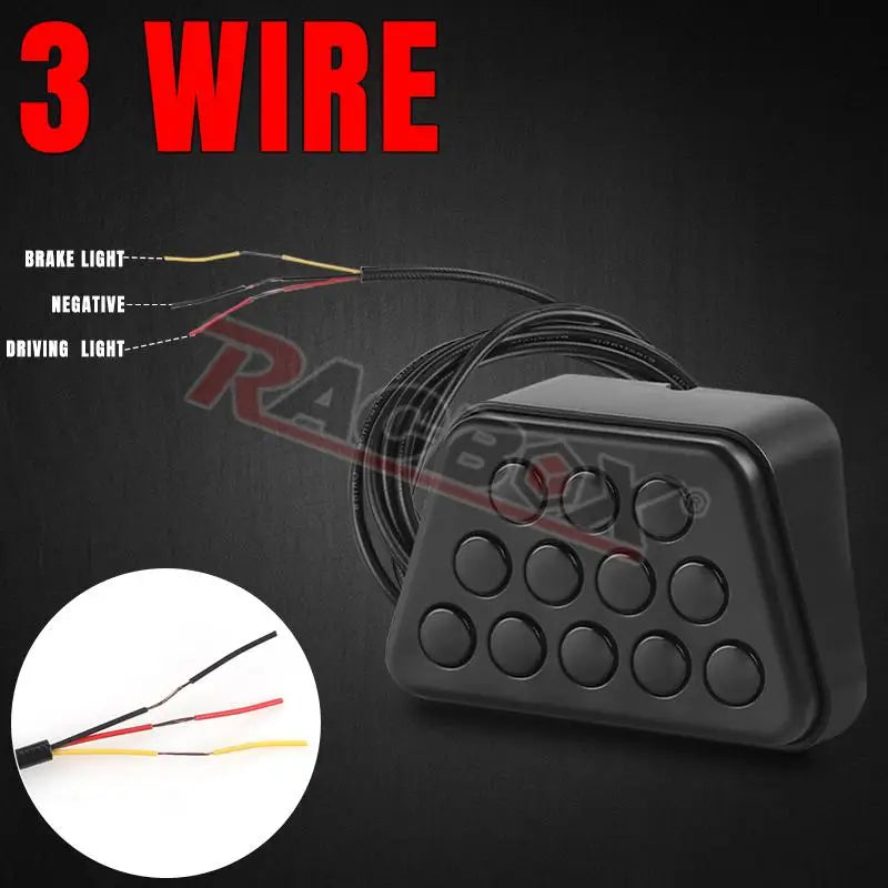 For Jeep Toyota Ford Reverse Taillight 12V Rear Bumper 3RD Third