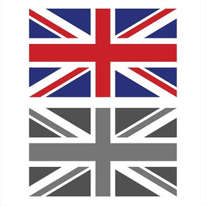 Personality British Flag Sticker Trolley Case Wall Bumper