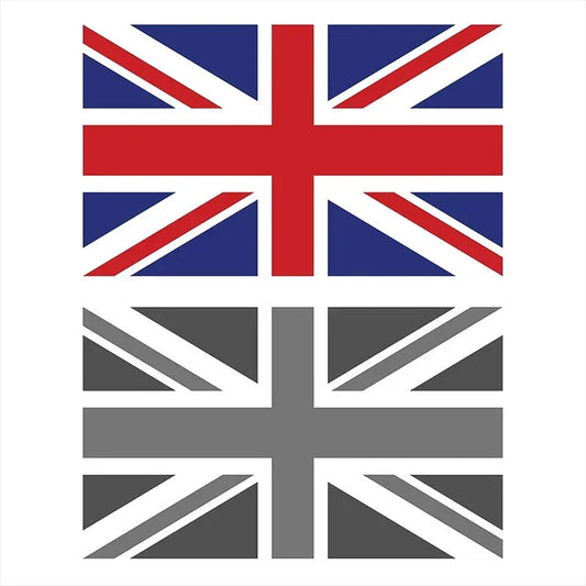 Personality British Flag Sticker Trolley Case Wall Bumper