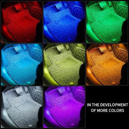 RGB Ambient Strip Interior Atmosphere Lamps Colors Off Road