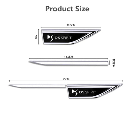 For Ds Spirit DS3 DS4 DS4S Door Fender Side Blade Badge Body