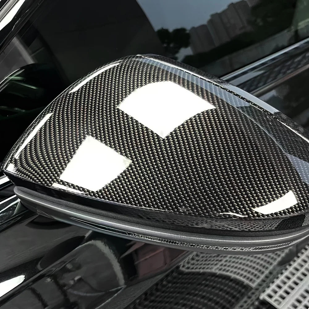 For Auto Body high-gloss Black 9D Carbon Fiber Stickers Vinyl