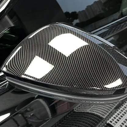 For Auto Body high-gloss Black 9D Carbon Fiber Stickers Vinyl