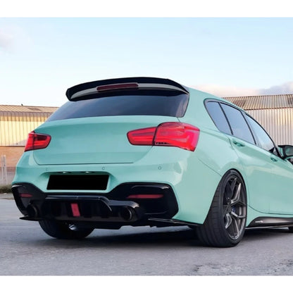 For BMW 1 Series F20 F21 Lci M Sport 2015-2019 Gloss Black Rear