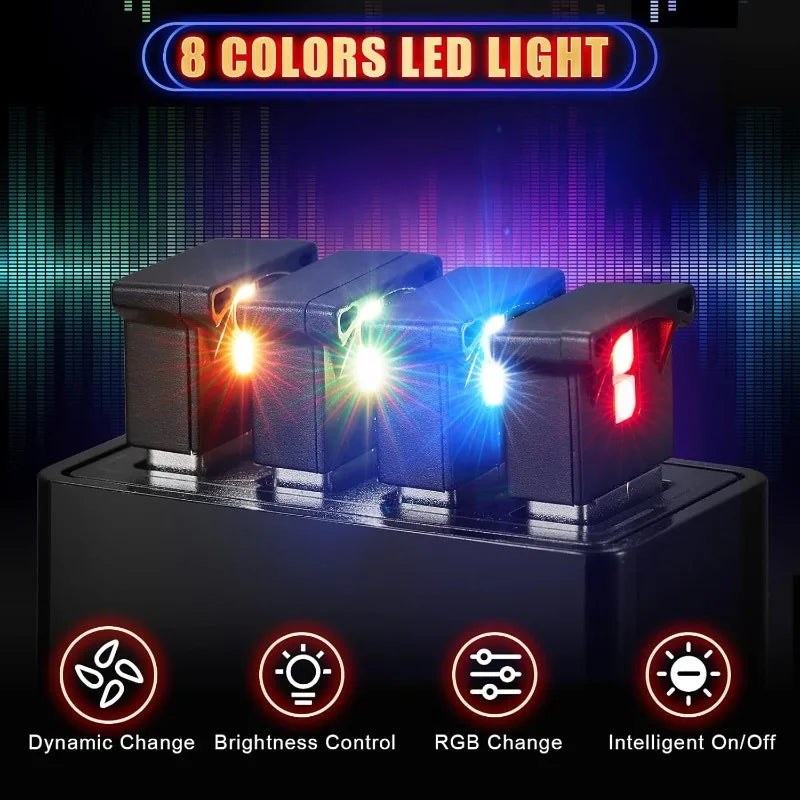2PCS USB Ambient RGB MINI Color Variable Laptop Keyboard