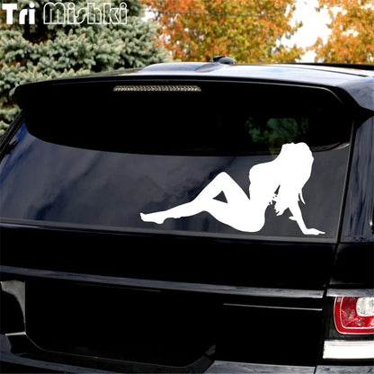 Tri Mishki H1616 Sexy Girl Silhouette Sticker Vinyl Decals