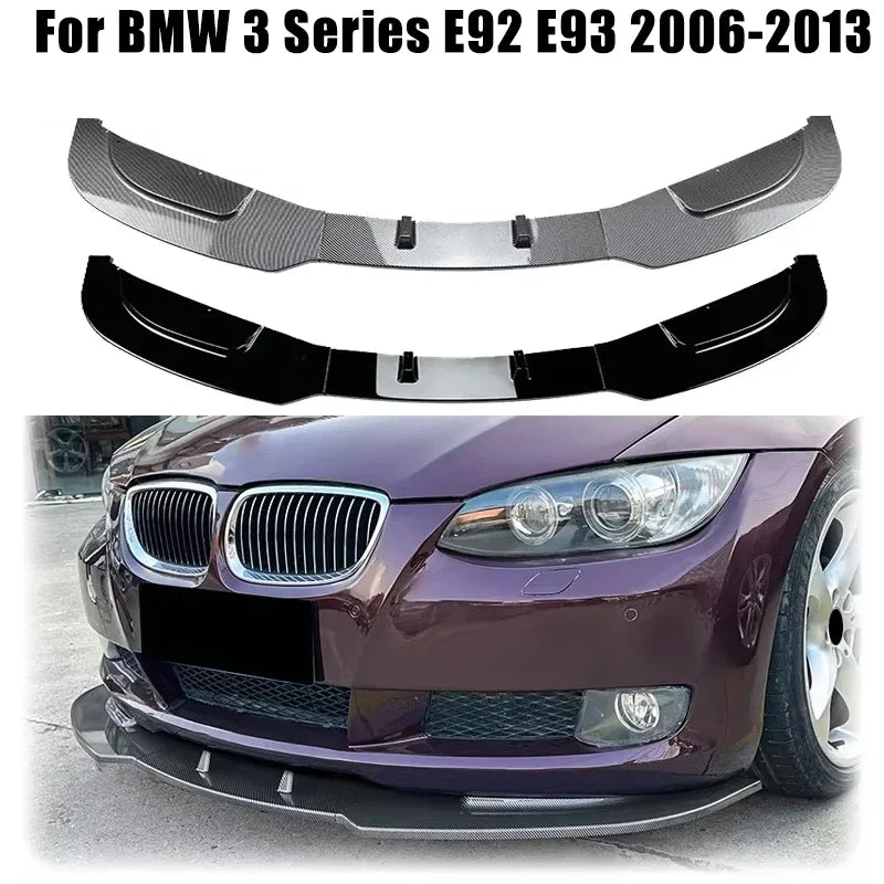 For BMW 3 Series E92 E93 2006-2013 Front Bumper Lip Cover