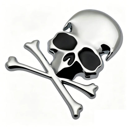 For BMW Jeep Audi Benz 1PCS 3D Metal Funny Skull Emblem Body