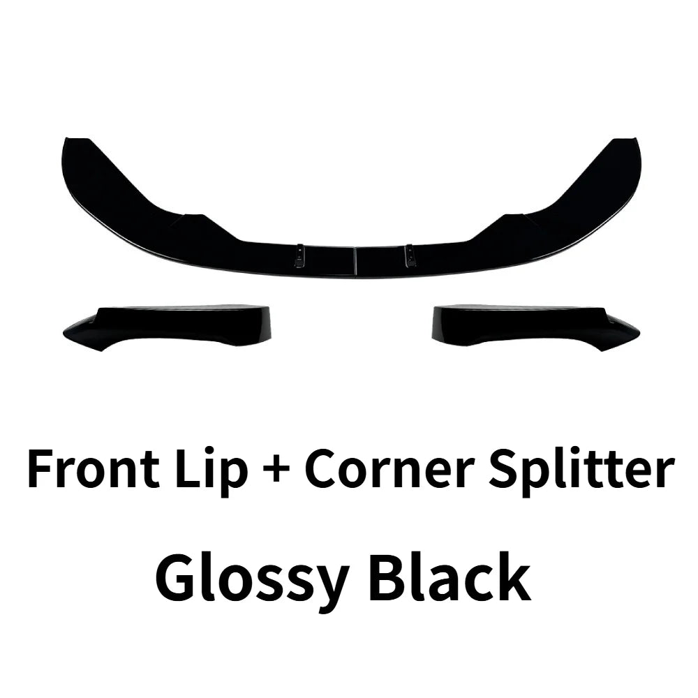Front Lip Corner Splitter Trim Fits BMW Series F20