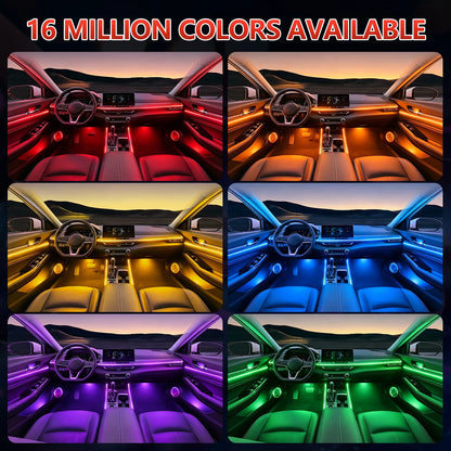 RGB Interior Ambient Kit APP Remote Control Flexible Neon