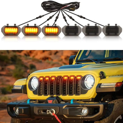 For Jeep Wrangler Jl Jlu 2024 Front Grille Suitable Wrangler