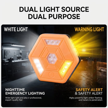 Orange Emergency Flashing Multifunctional Safety Signal Truck