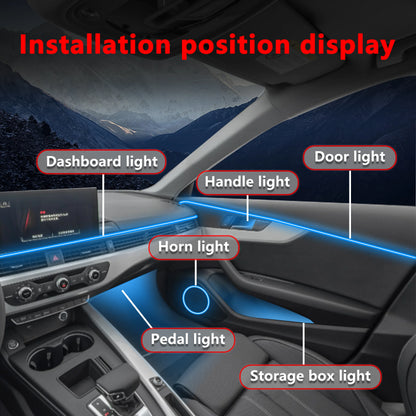 For Volvo S90 Luxury Hidden Mounting Acrylic Interior Ambient
