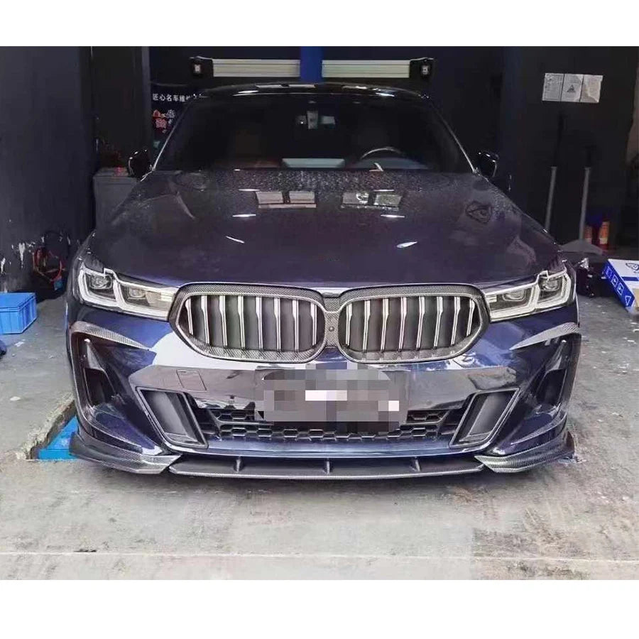 For BMW 6 Series Gt G32 6GT 2021 Carbon Fiber Front Lip Bumper