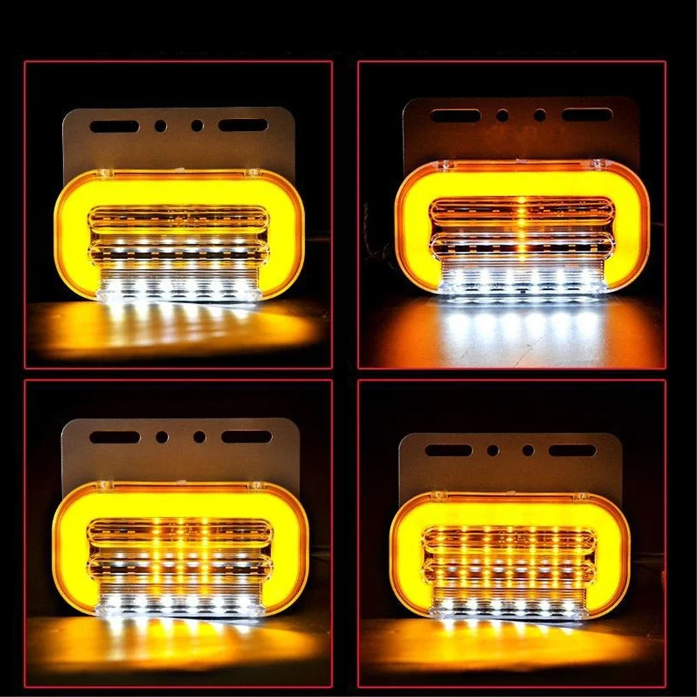 10PCS Truck Sidelight 12V 24V Cargo Width Side Marker
