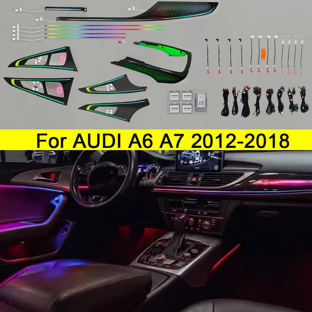 For Audi A6 C7 A7 2012-2018 Ambient Mmi Control Environment