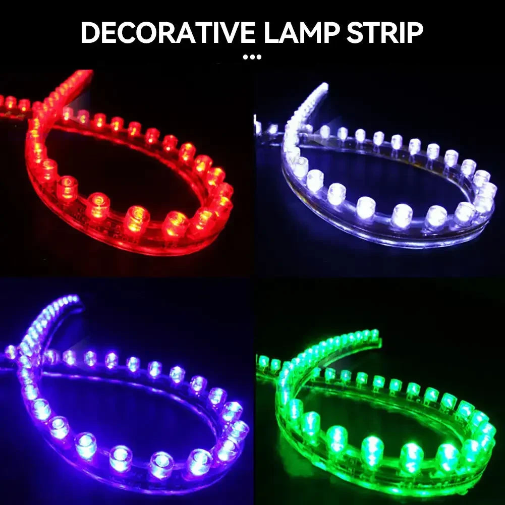 12V 24CM 48CM 72CM 96CM 120CM 1PCS Waterproof Flexible