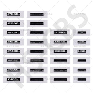 For Range Rover Velar Defender P250 Rear Trunk Emblem Interior
