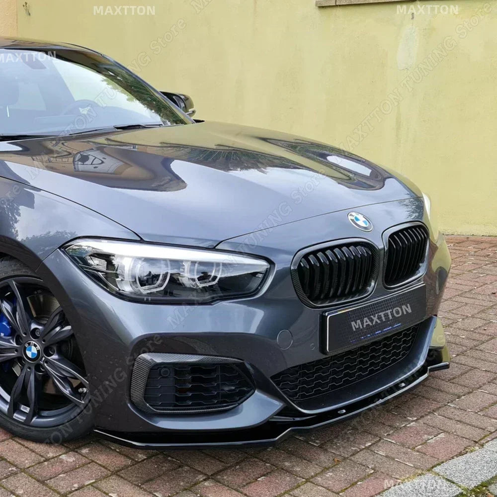 For BMW F20 F21 Lci Maxton Front Bumper Lip Splitter Spoiler