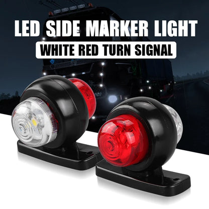 For Trailer Truck Side Marker 12V 24V Front Rear Clearance