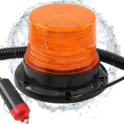 For Vehicles Amber Rooftop Beacon Lights 12V Emergency Trucks
