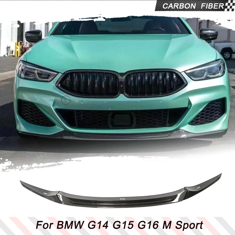 For BMW 8 Series G14 G15 Front Bumper Lip Spoiler Splitters G16