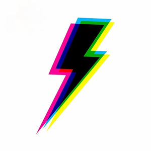 Design Lightning Fun Sticker Scratch Graphic Decal Vinyl Material