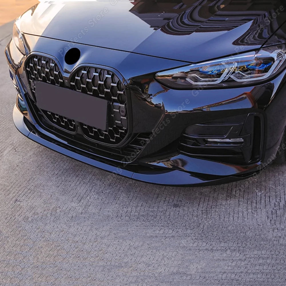 For BMW 4 Series G22 G23 Front Bumper Lower Diffuser Spoiler