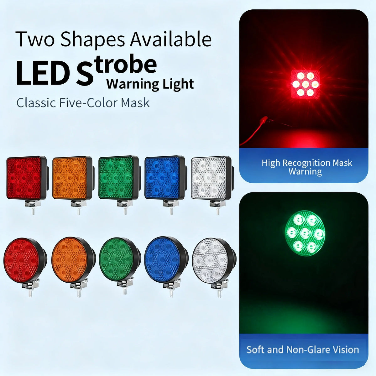 9v-80v Work Brightness Neon Night Lighting Cars Truck off-road