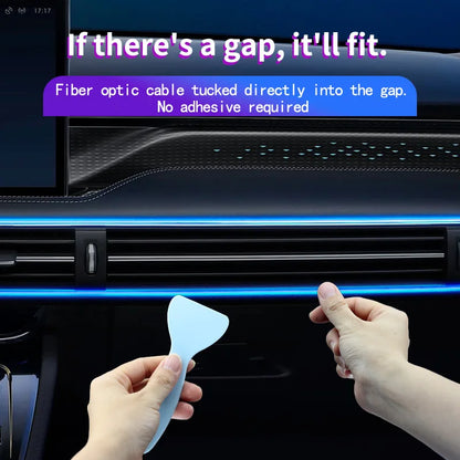 5M Interior RGB Strip Ambient Neon Invisible USB Fiber