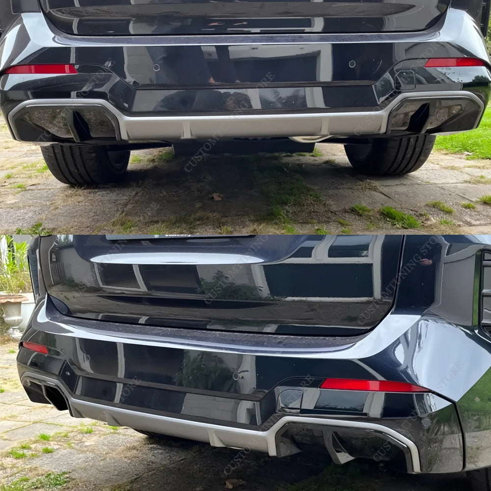 For BMW IX3 G08 IX3 2022-2024 M Performance Rear Bumper Diffuser