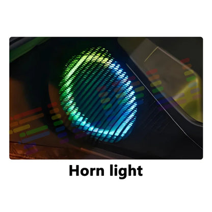 Ambient Lighting Footwell Storage Handle Horn Model Neon