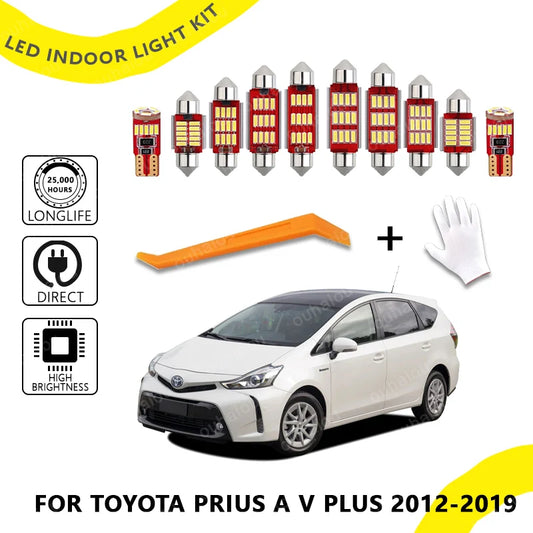 For Toyota Prius A V 12PCS Plus 2012 2013 2014 2015 2016 2017