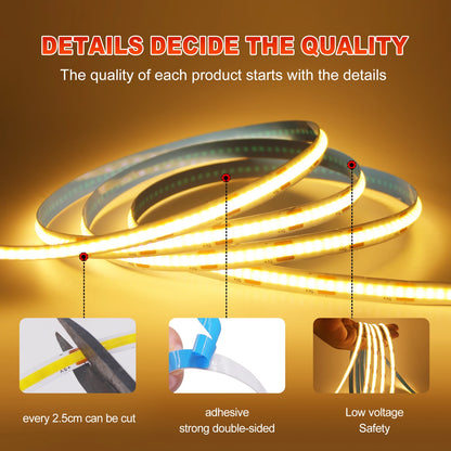 Cob Strip Touch Dimmer Switch Flexible Diode Tape 5V