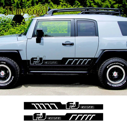 For Fj Cruiser Parts Tuning Auto 2PCS Door Stickers Side Body