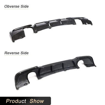 For BMW 3 Series E90 M Carbon Fiber Rear Bumper Diffuser Lip