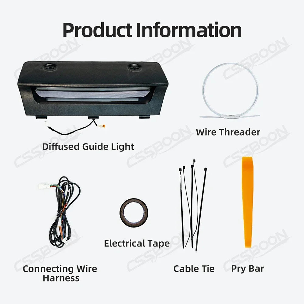 For Tesla Model Y Juniper 2025 Reflective Safety Navigation