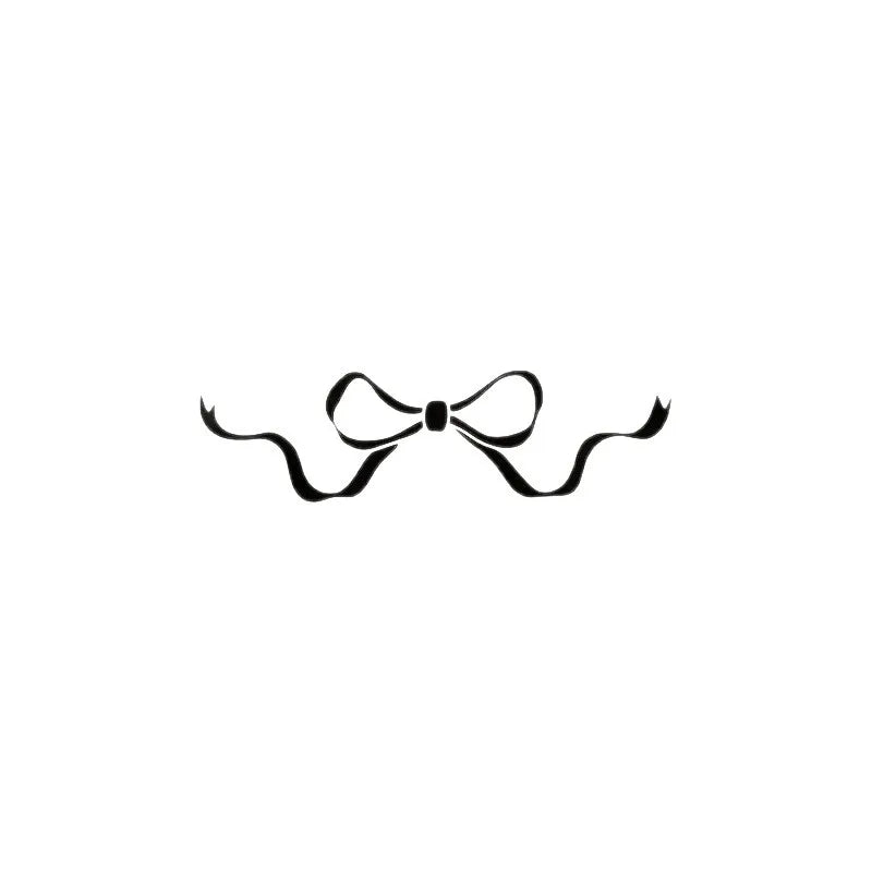 Cute Bow Decal Waterproof Fashion girl-style Sticker Window