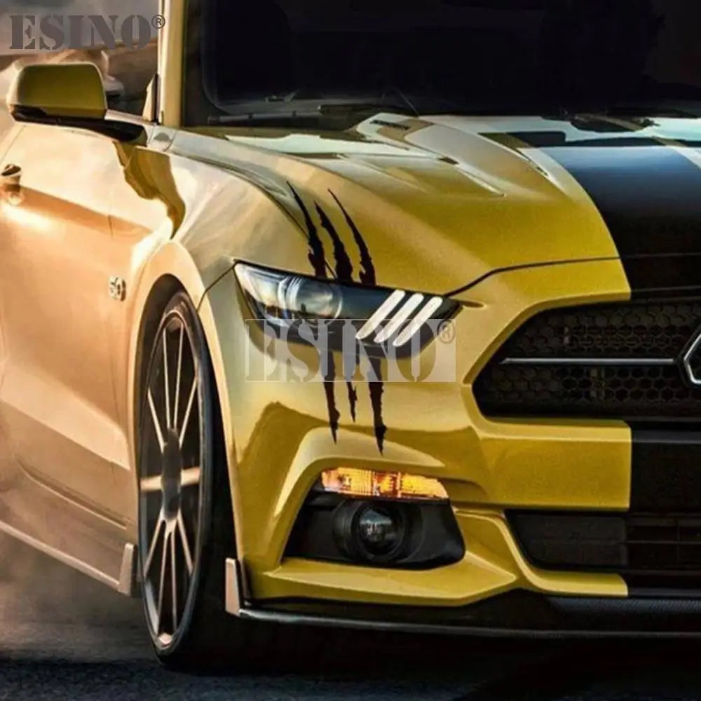 Ghost Claw Scratch Stripe Marks Headlight Decal Vinyl Body