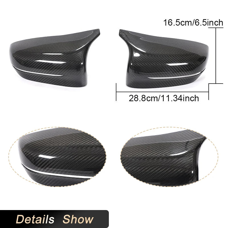 For BMW 5 Series G30 F90 Rhd Prepreg Dry Carbon Rearview Mirror