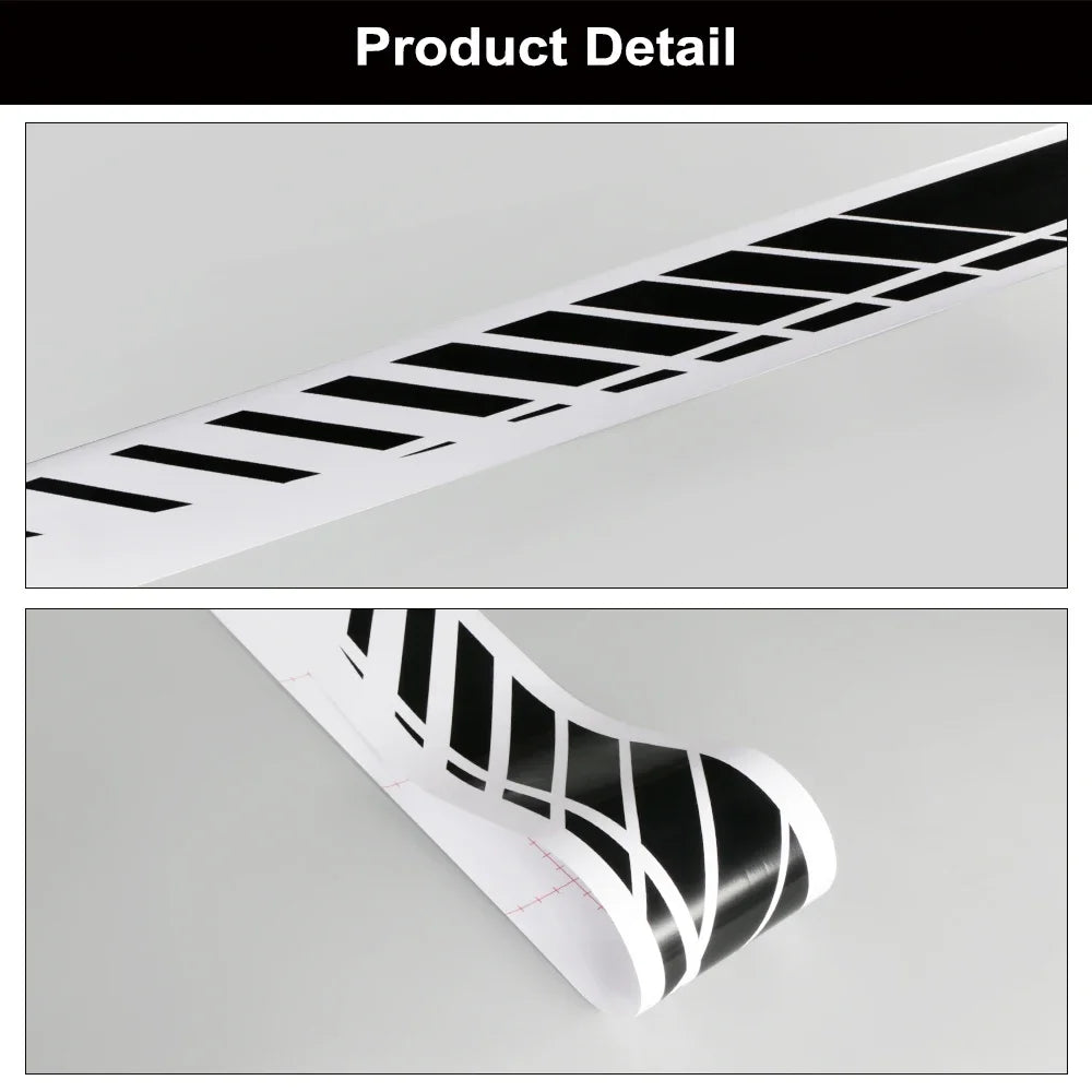 Racing Sport Side Body Stripe Decal Sticker Door Skirt