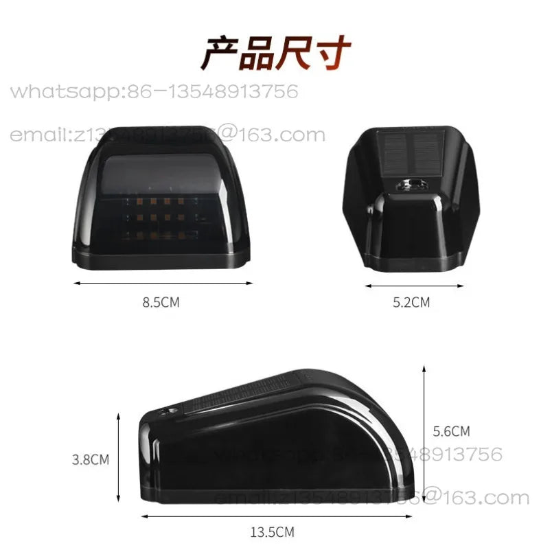 Solar Roof Induction Mouse 12LED Waterproof Truck Modification