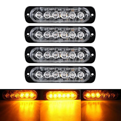 6LED Strobe Vehicles Trucks Emergency Truck Side Trailer Signal