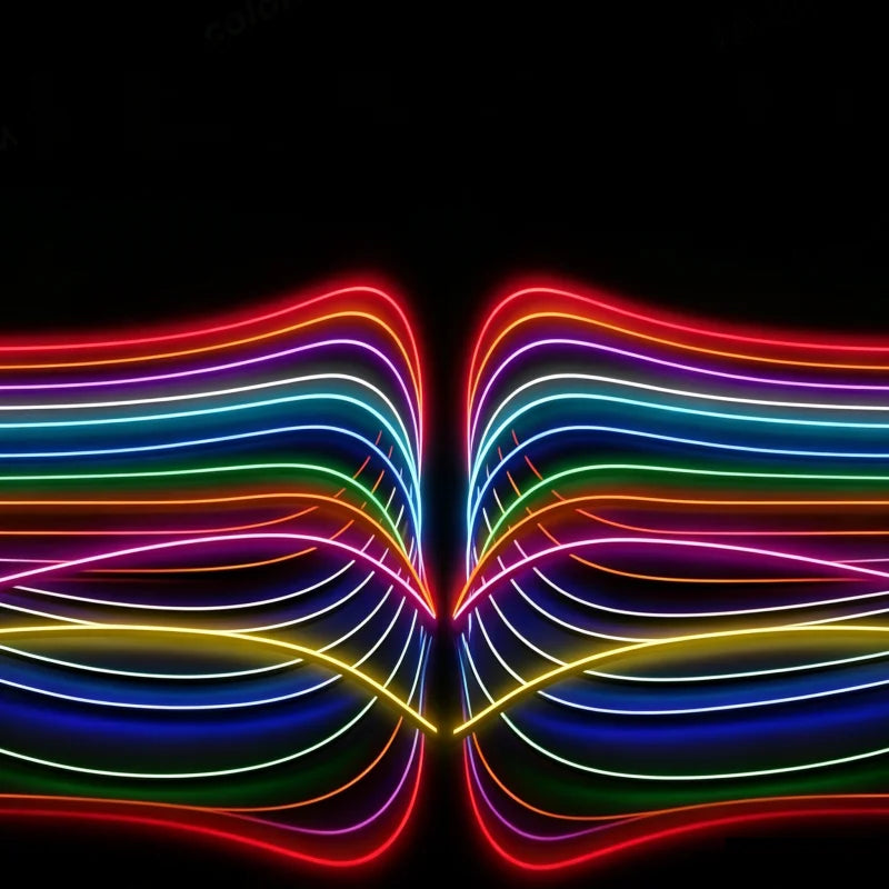 For Auto Diy Cuttable Flexible Decorative Ambient 110CM Acrylic