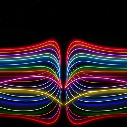 For Auto Diy Cuttable Flexible Decorative Ambient 110CM Acrylic