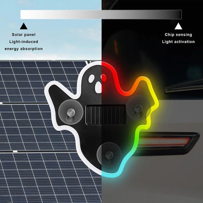 ghost-shaped Solar Power Atmosphere Fit Halloween Interior